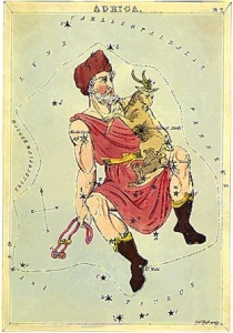 La costellazione dell'Auriga