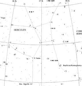 La costellazione di Ercole