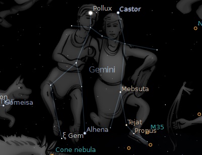 La costellazione dei Gemelli