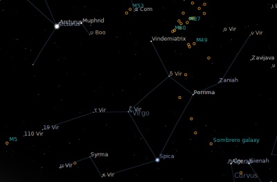 La costellazione della Vergine