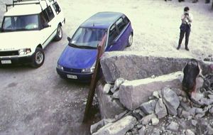 Uno dei cani rintraccia un disperso