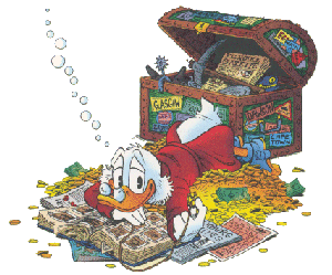 Paperon De Paperoni, disegnato da Don Rosa