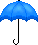 ...ombrello azzurro...